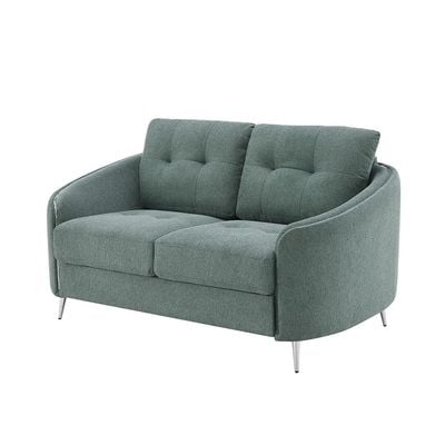 Kruzer 2-Seater Fabric Sofa - Green - With 2-Year Warranty